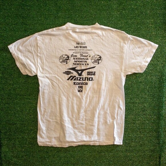 VINTAGE LAS VEGAS INTERNATIONAL MARATHON 1999 MENS T-SHIRT RETRO GRAPHIC SIZE M - Picture 4 of 5